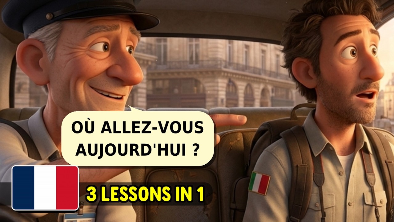 🇫🇷 Prendre le TAXI à Paris : Phrases Essentielles A1