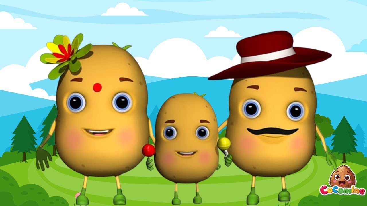 Aloo Kachaloo Beta Kahan Gaye They | आलू कचालू बेटा कहाँ  गये थे | Hindi Rhymes for Kids | Cocomine🎶