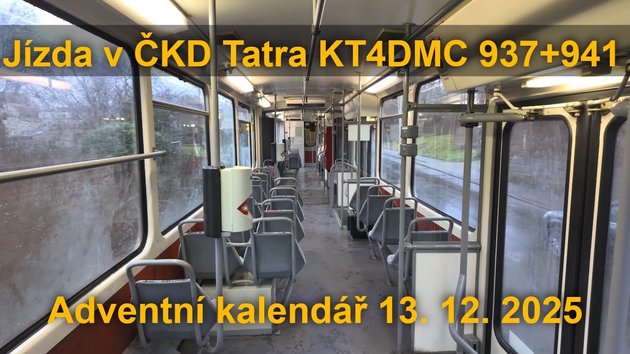 Projeďte se tramvají ČKD Tatra KT4DMC ve Zwickau (Cvikov),  2. 1. 2025