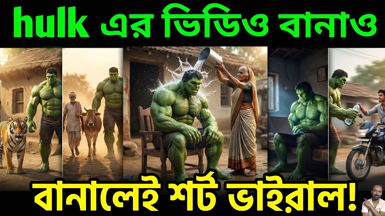 Create Viral Hulk AI Shorts FREE | Full Beginner Tutorial 