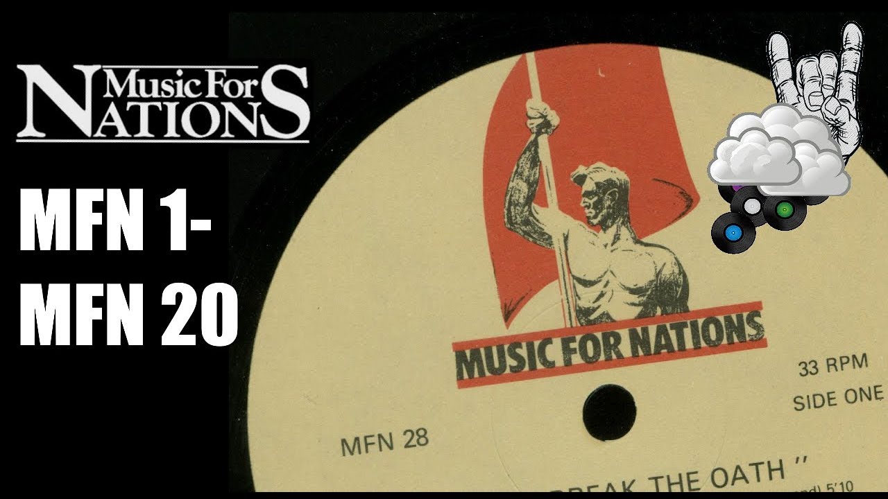 Music For Nations vinyl collection part 1 of 5 (MFN1-MFN20)