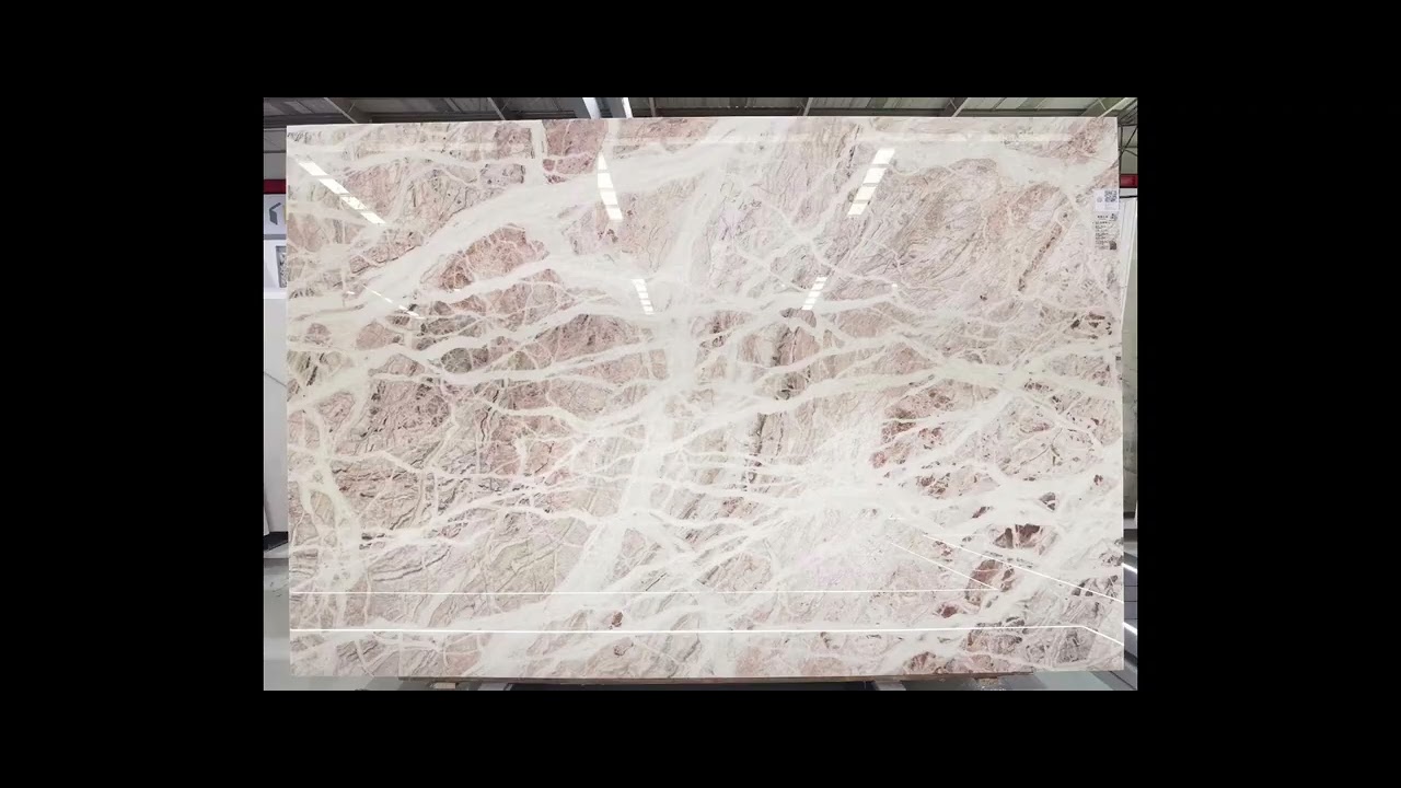 Pink White Marble