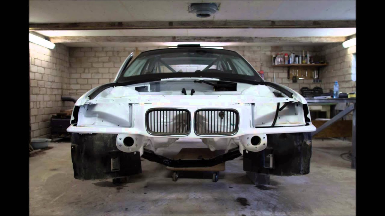 BMW rally car building