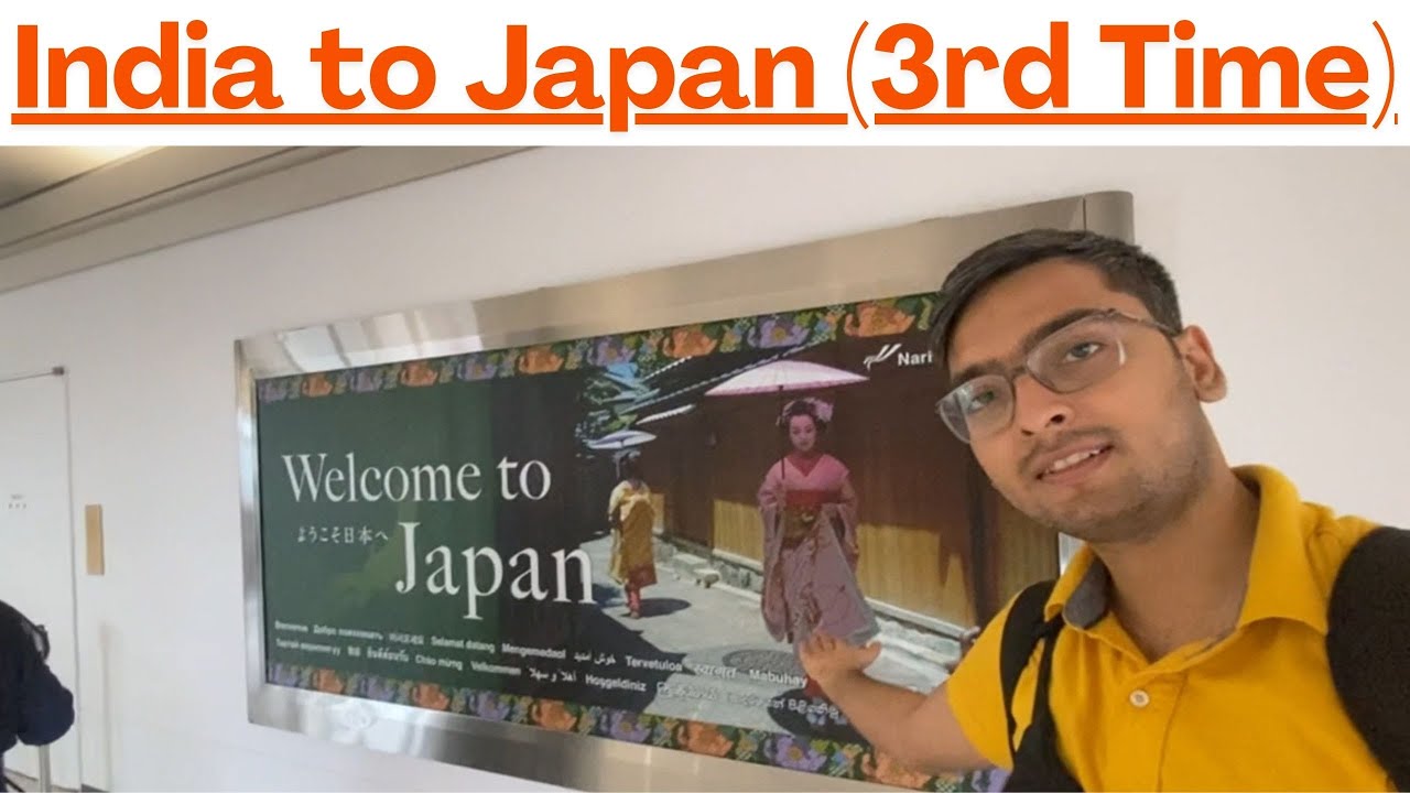 My 3rd trip to Japan!!! Delhi to Narita, Tokyo Japan by Air India