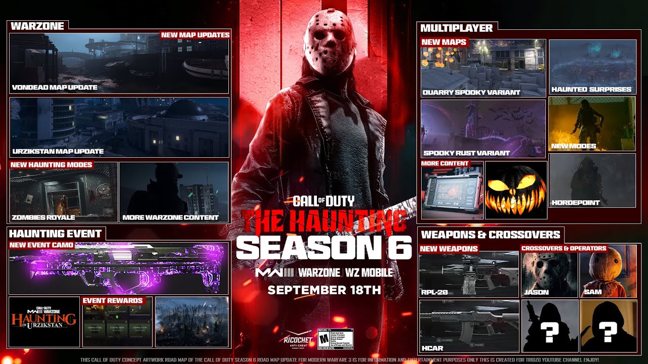 FULL Modern Warfare 3 Season 6 Update & The Haunting Road Map! (Crossovers, Operators, & MORE!)