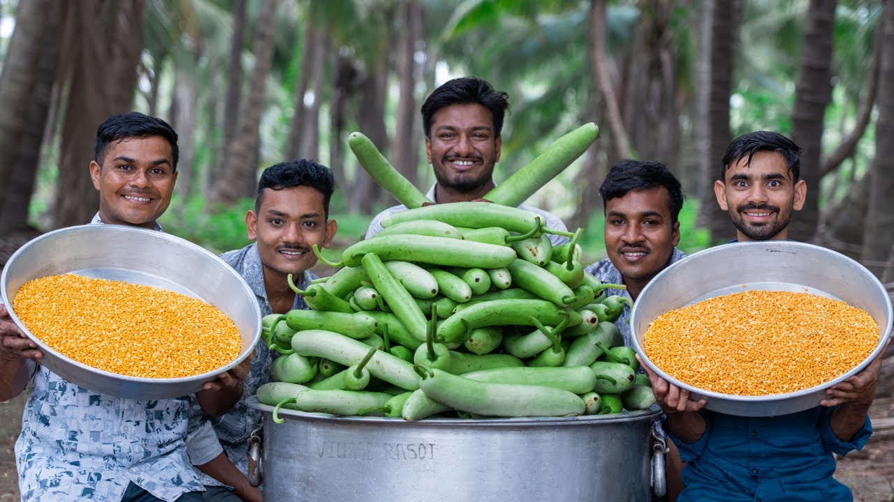 DUDHI DAL | Healthy Dudhi Dal Nu Shaak | Bottle Gourd Chana Dal Recipe | Village Rasoi