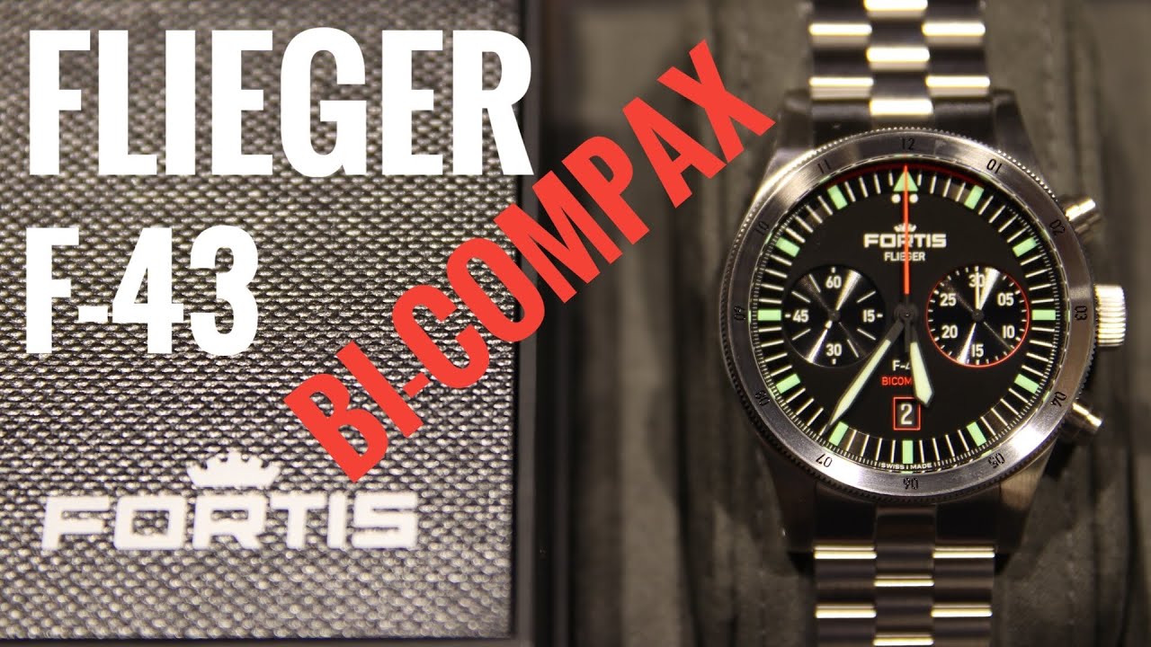 Fortis Flieger F-43 Bicompax Chronograph | Review | F.424.0004 | Olfert&Co