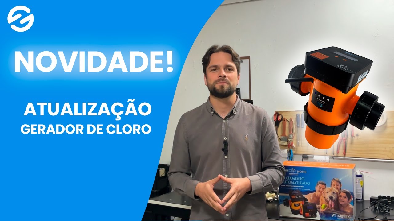 Gerador de Cloro Nautilus Atualizado! Novo Software + Fonte: Como Instalar e Configurar?