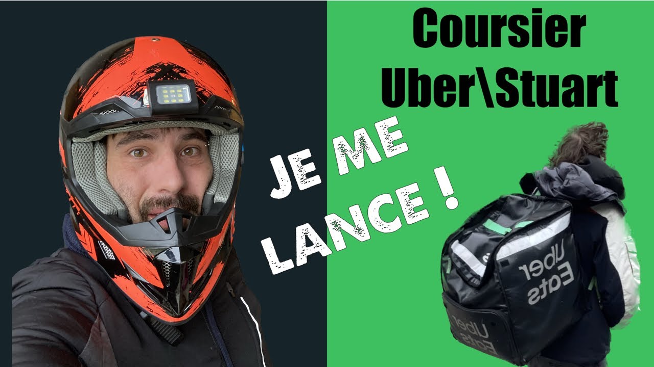 #Uber Eats et #Stuart : Une journée avec un livreur à #Limoges