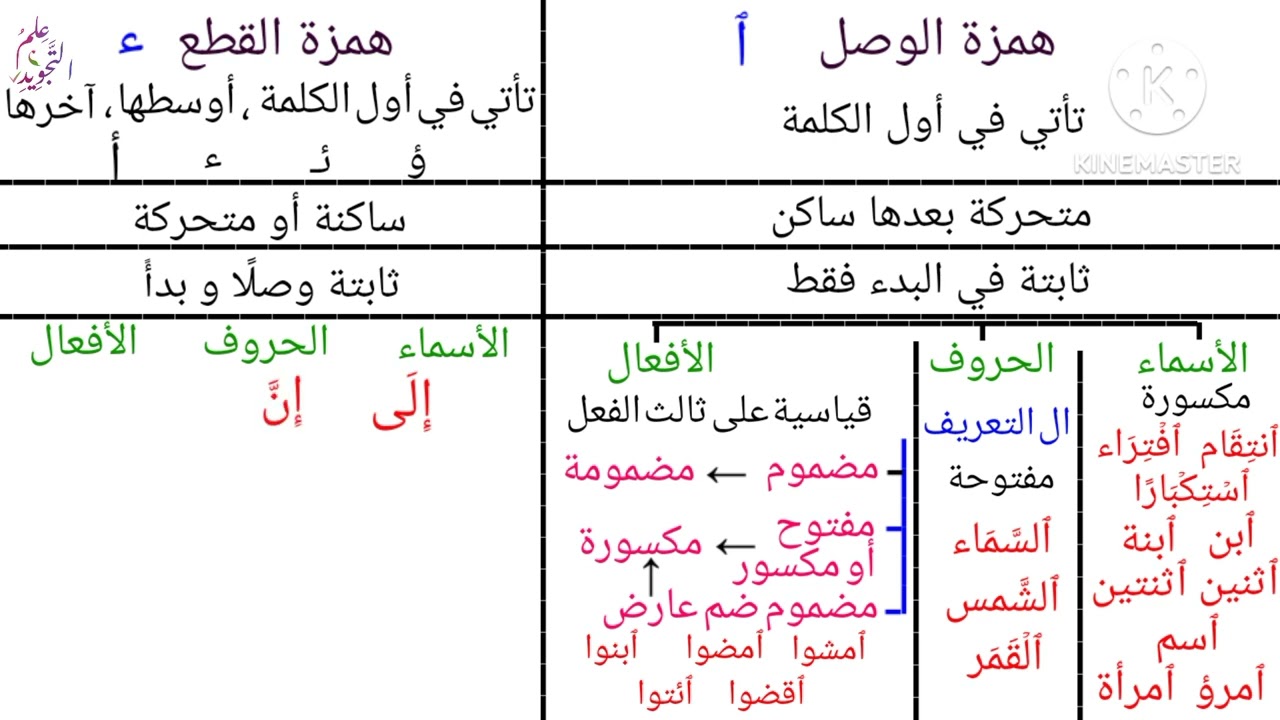 الدرس ٢٤ / همزة الوصل و همزة القطع /التجويد ببساطة برواية حفص عن عاصم