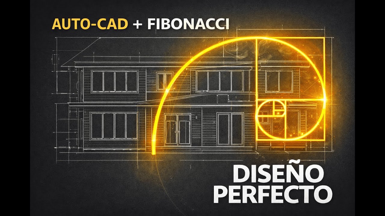 Tutorial AutoCAD: Fachadas con Proporción Áurea Paso a Paso