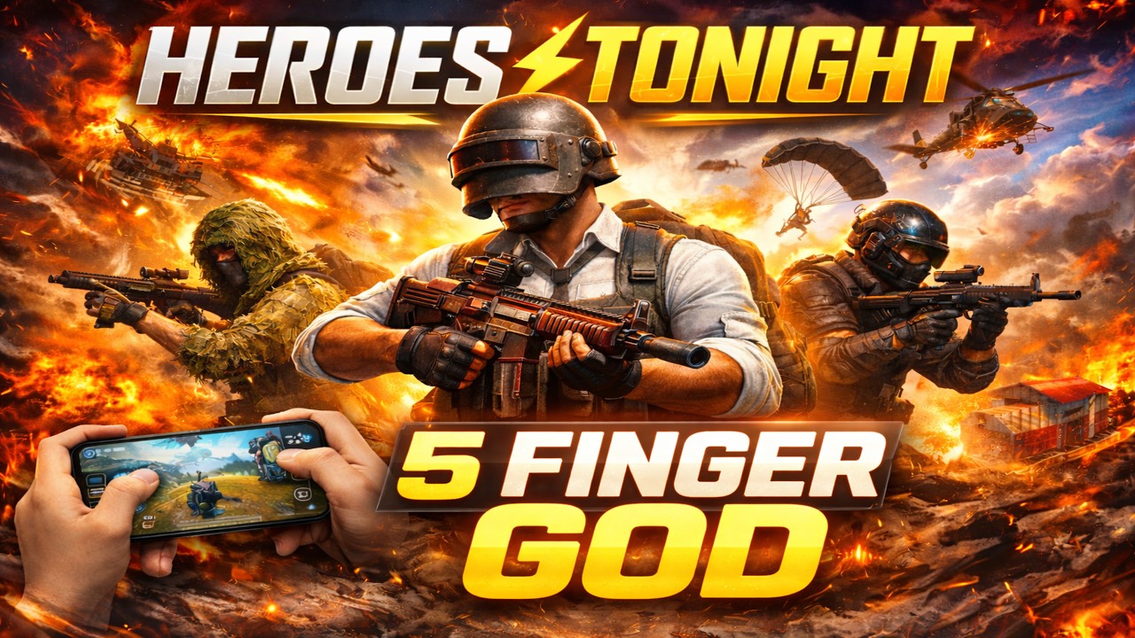 HEROES TONIGHT ⚡ BGMI MONTAGE | 5 Finger Claw + Gyro GOD Gameplay 🔥