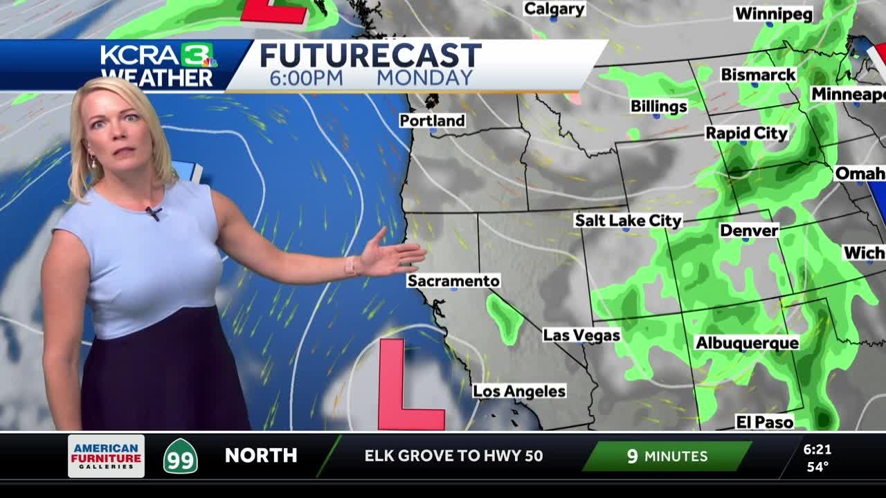 Northern California forecast | Higher fire risk Monday