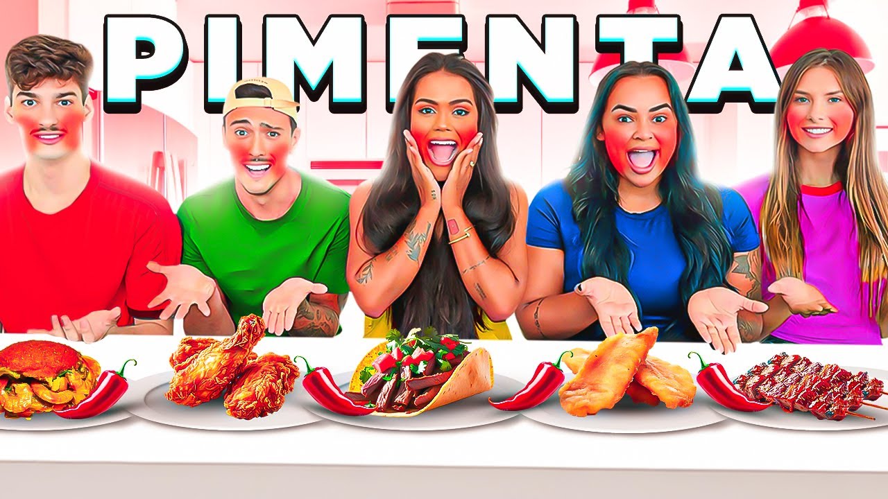 O &Uacute;LTIMO A PARAR DE COMER COMIDA APIMENTADA GANHA!!!
