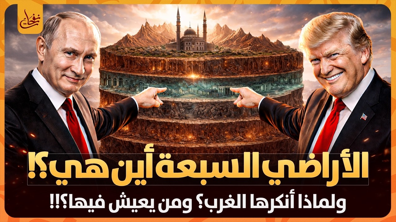الاراضى السبع العظيمة اين هى؟ ولماذا ينكرها الغرب؟ الحقيقة التي كشفها الله بالقران وكذبها العالم