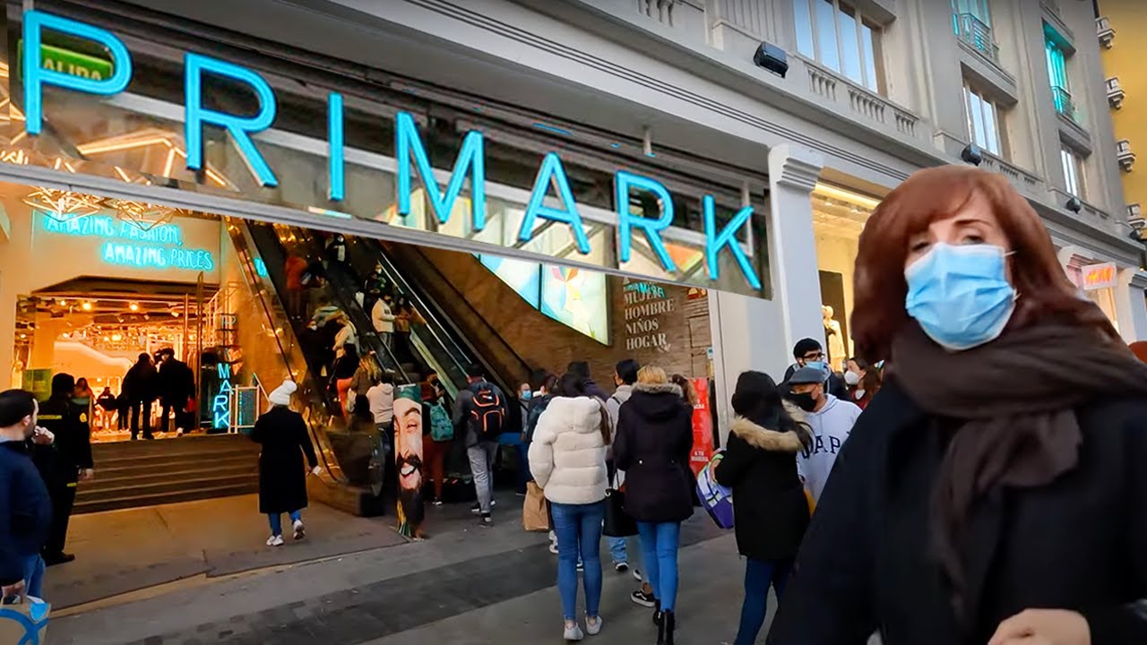 PRIMARK — Madrid, Spain (España) Walking Tour 4K 🇪🇸
