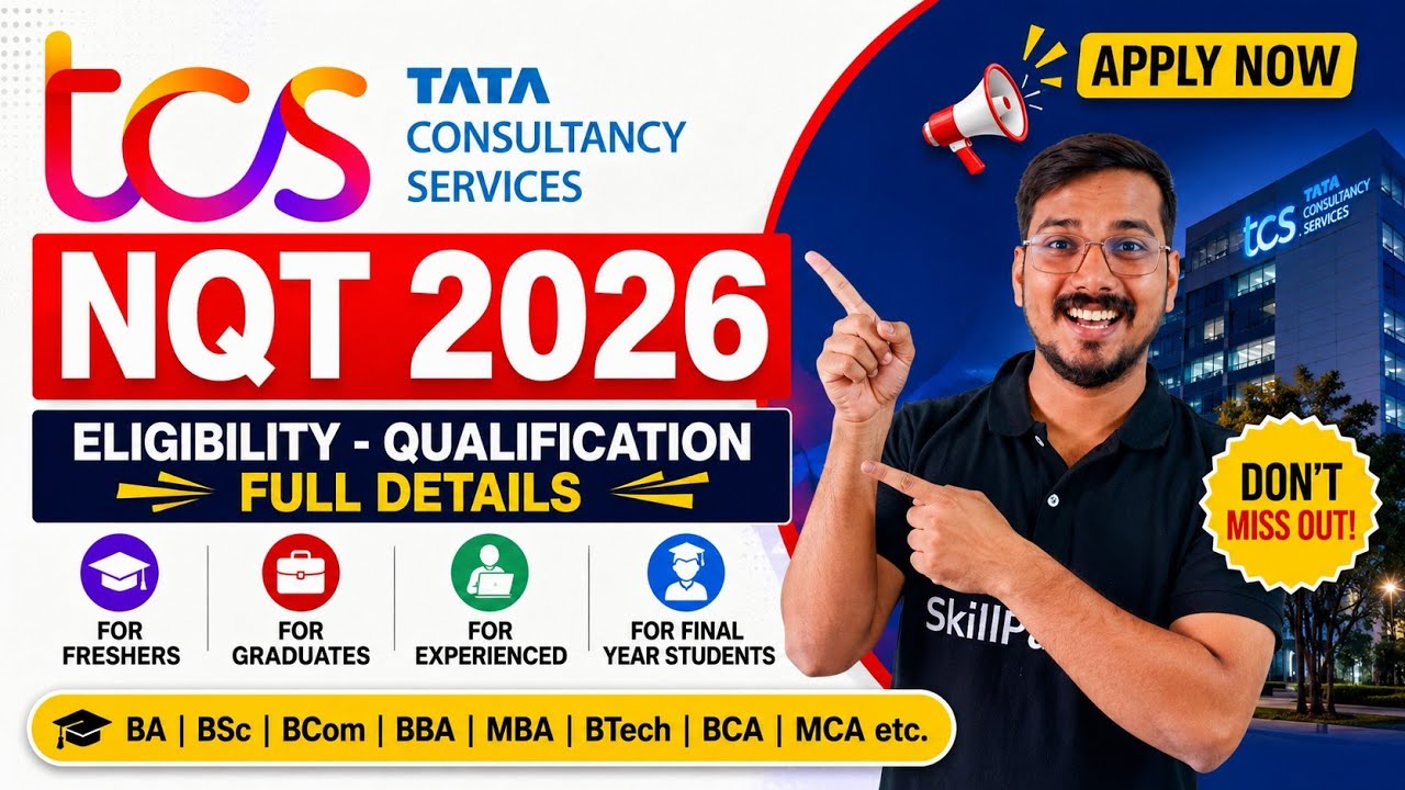 TCS NQT 2026 Hiring Drive | Exam Pattern, Salary, Eligibility & Apply Process