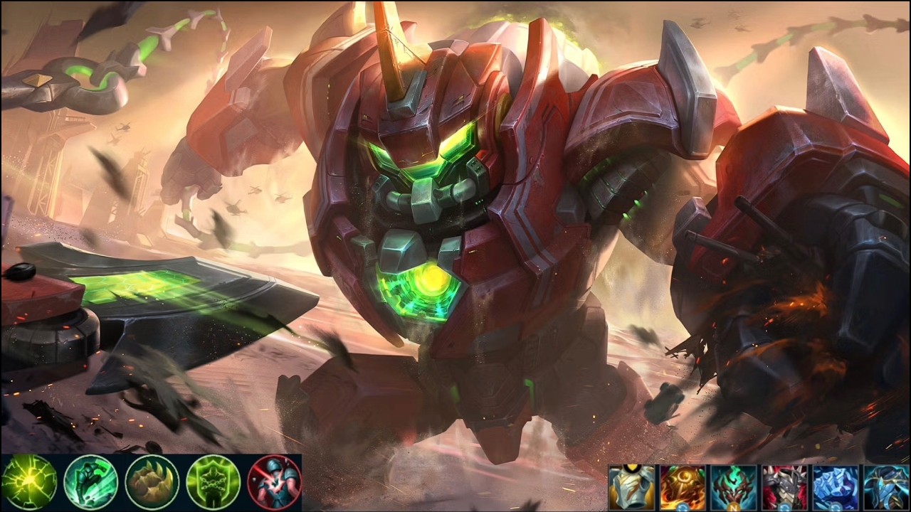 【激鬥峽谷Wild Rift】 納帝魯斯 Nautilus - 不會打野的人也能輕鬆上手的神角！
