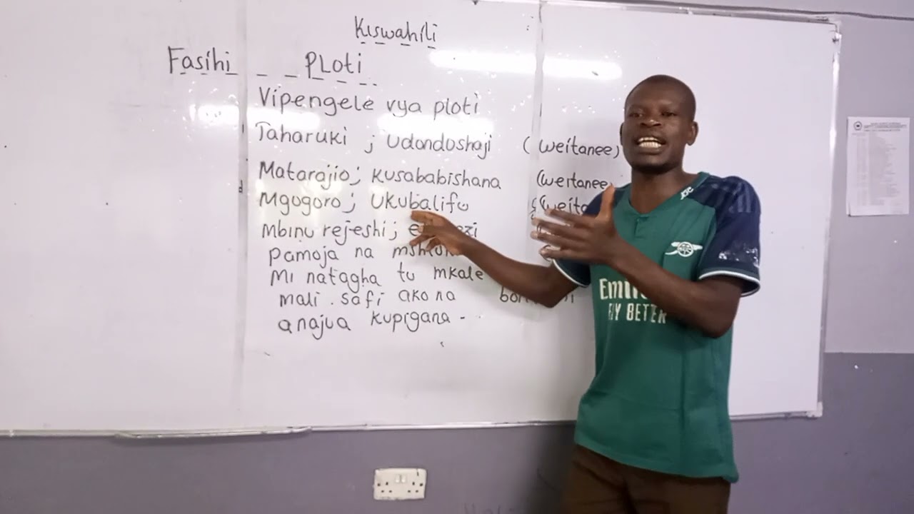 Vipengele vya ploti rhyme no 274 Kiswahili