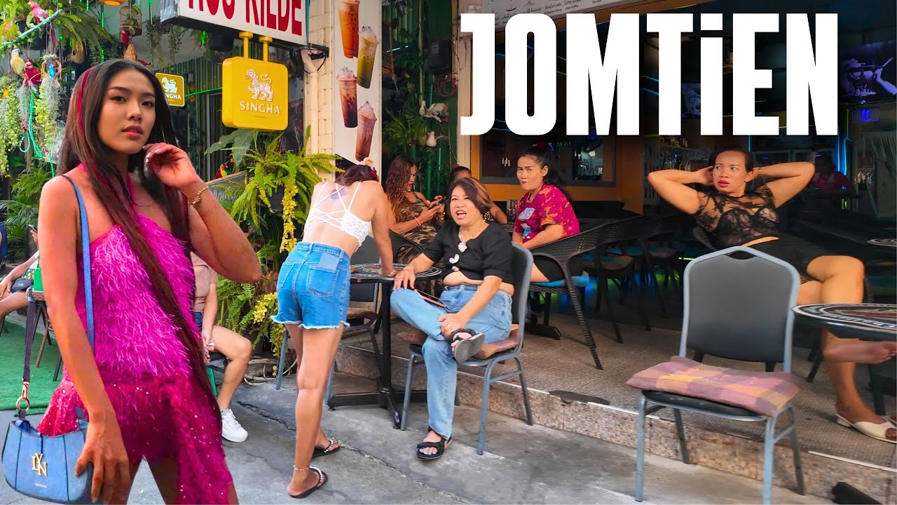 [4K]Jomtien Beach Pattaya 🌴🚶‍♂️ Daytime Walk Before the Nightlife Begins!