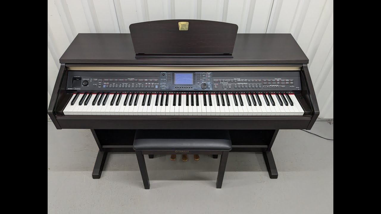 Yamaha Clavinova CVP-501 digital piano arranger in dark rosewood finish stock number 24417