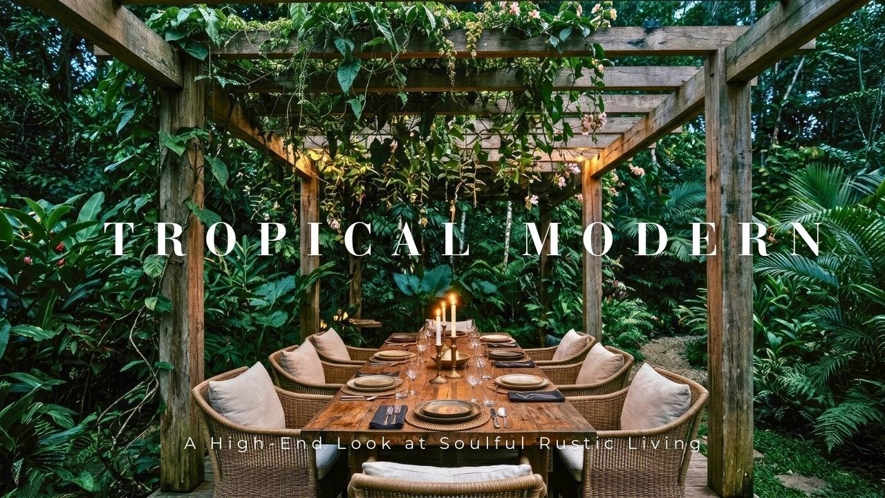 Tropical Modern Escapes: A High-End Look at Soulful Rustic Living