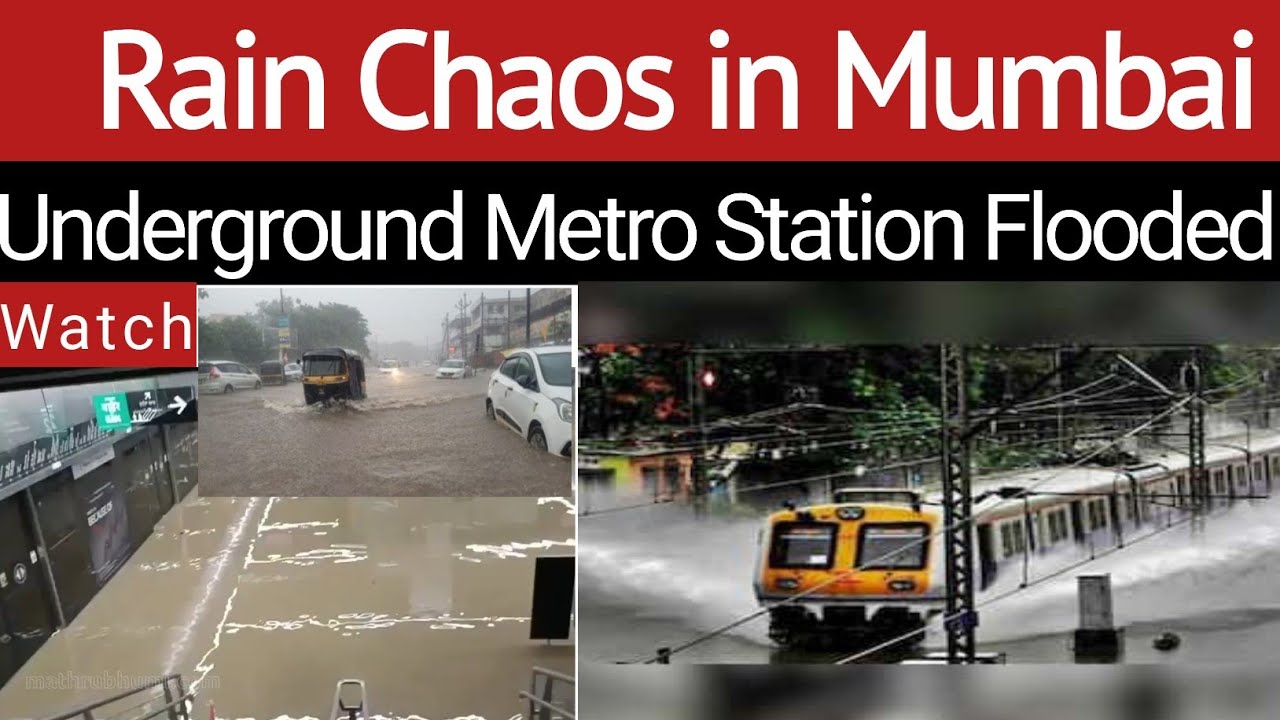 Mumbai Rain Update: Metro Station Flooded, Water Logging, Train Delays | Monsoon 2025