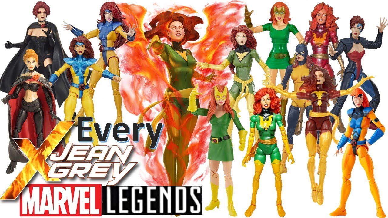 *see newer video* Every Marvel Legends Jean Grey Phoenix X-men Classic Toybiz Hasbro Comparison List