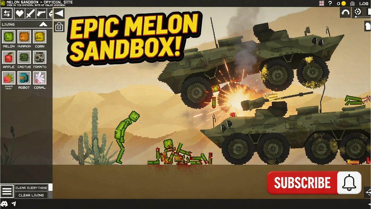 MY FIRST TIME PLAYING MELON SANDBOX! YOU SOULD TRY! #MELONSANDBOX @melon_sandboxofficial