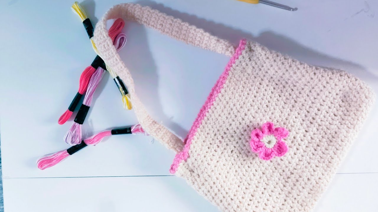 Crochet bag strap idea for beginners in Tamil/ crochet bag tutorial in Tamil 