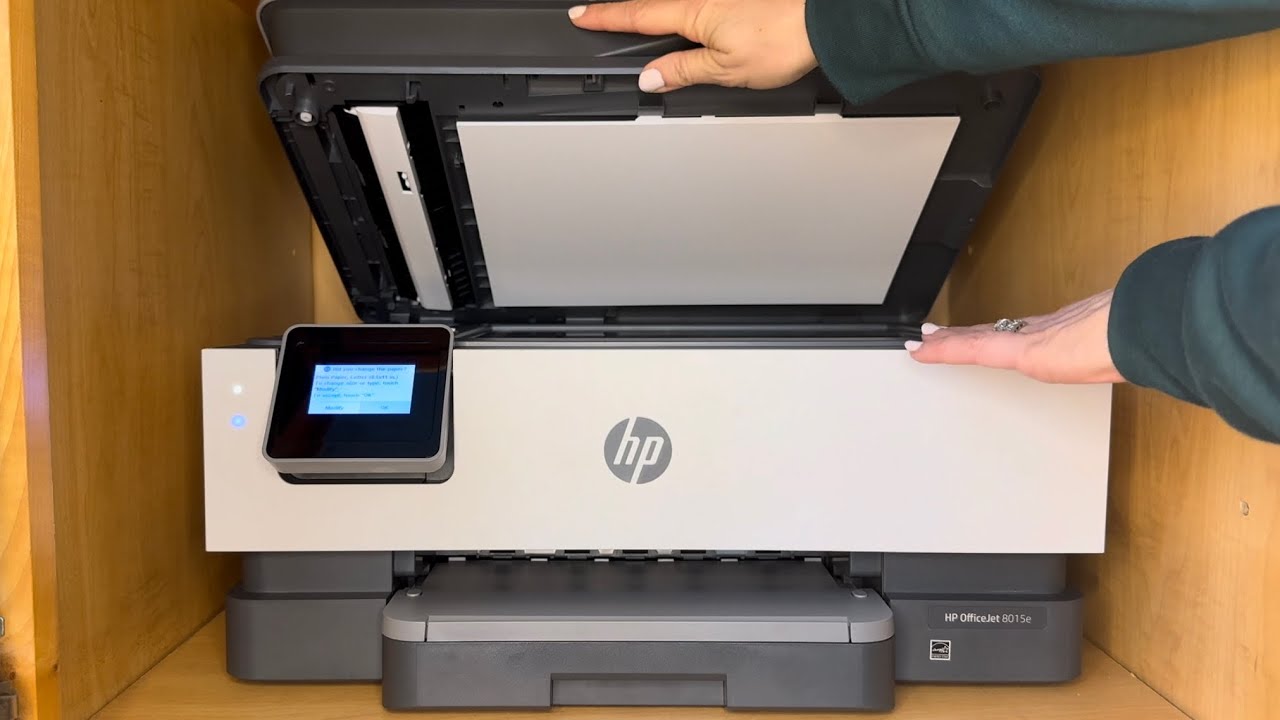 HP OfficeJet 8015e - 8025e Printer | Full Video of Printing, Copying, Scanning, Ink Replacement