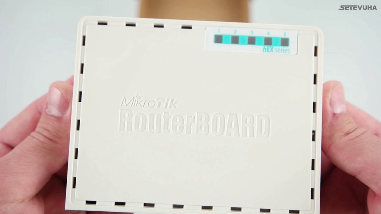 Маршрутизатор MikroTik hEX RB750Gr3