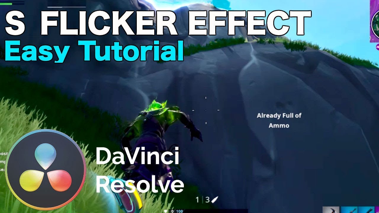 How to Recreate S_Flicker Effect into DaVinci Resolve from After Effects {Fortnite Montage Tutorial}