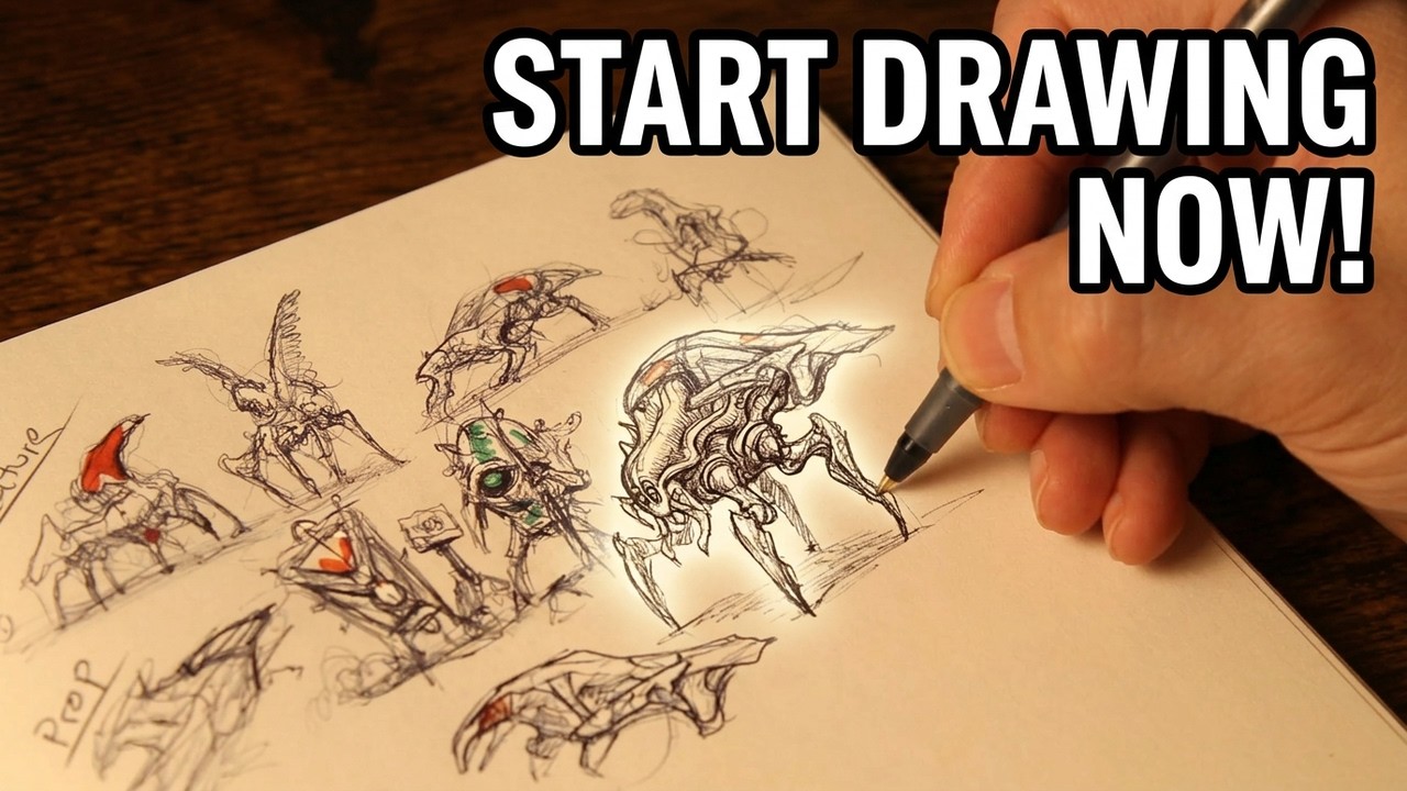🌟Spark Your CREATIVITY with This Simple Daily Sketchbook Habit✏️
