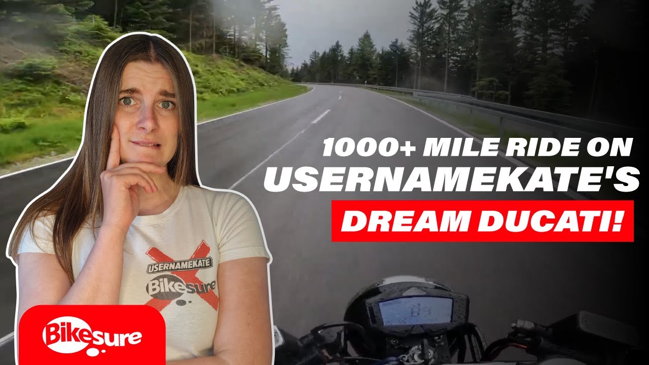 1000+ Mile Ride on UsernameKate's Ducati - Will It Survive the Journey from Manchester to Bologna?!