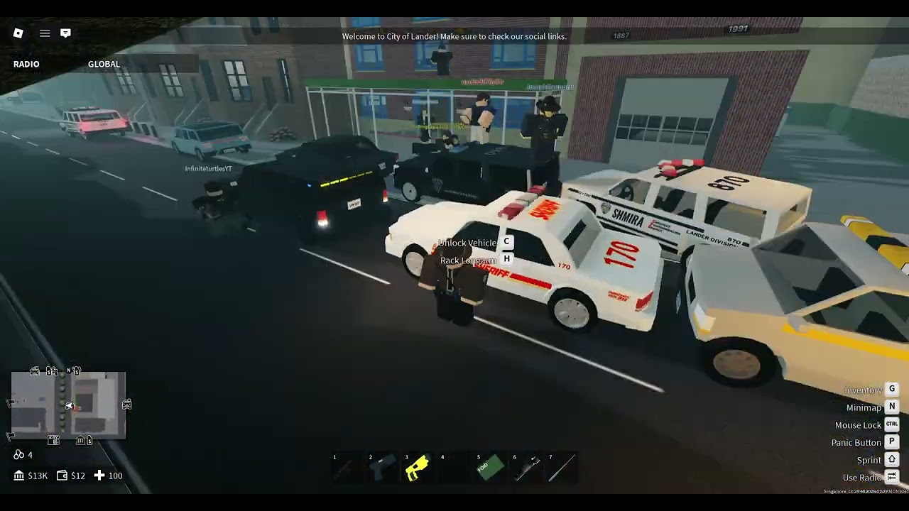Lander City on Roblox