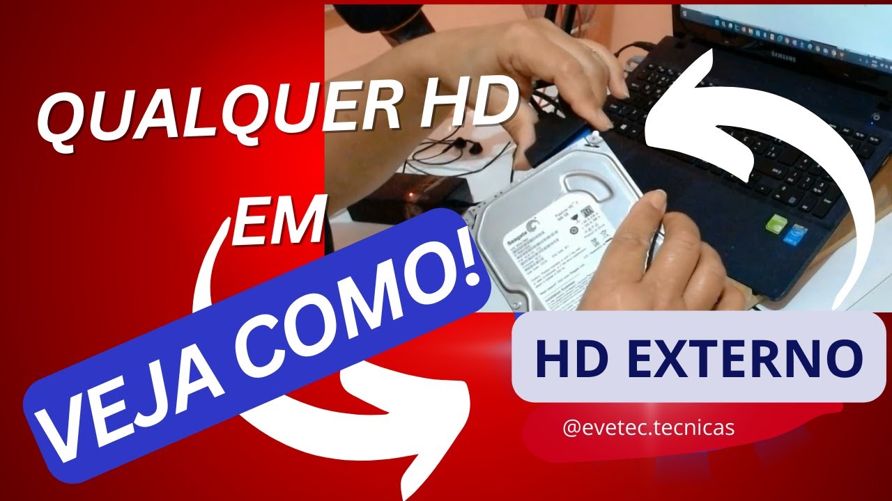 Transforme QUALQUER HD em HD EXTERNO gastando pouco.
