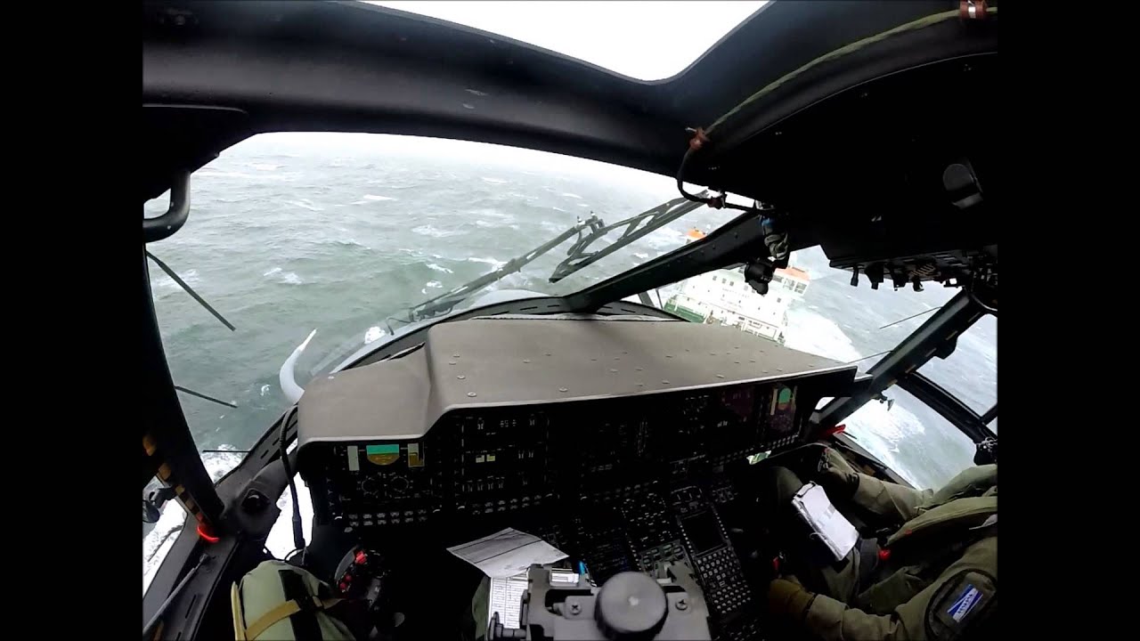 Evacuation médicale en mer - NH90 Caiman marine nationale - Flottille 33F