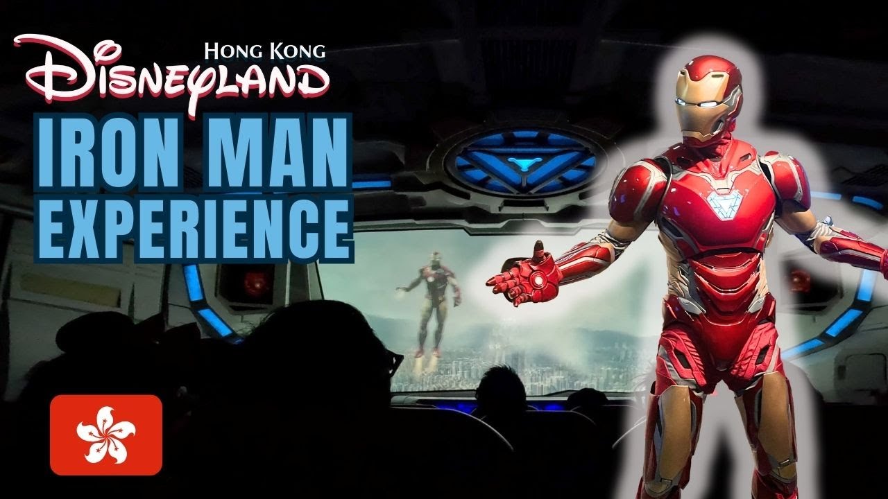 Iron Man Experience FULL RIDE at Hong Kong Disneyland