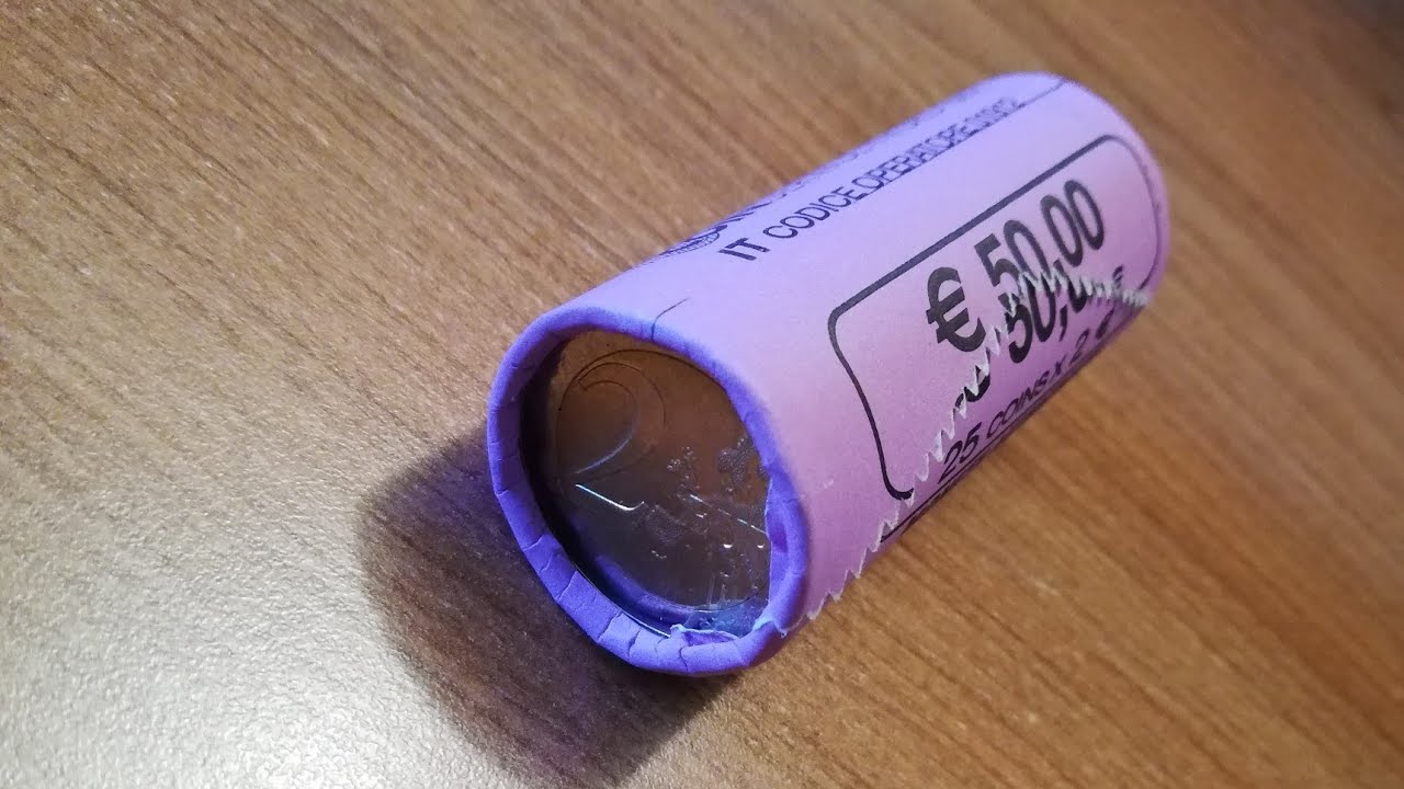 coin roll hunting 2 euro