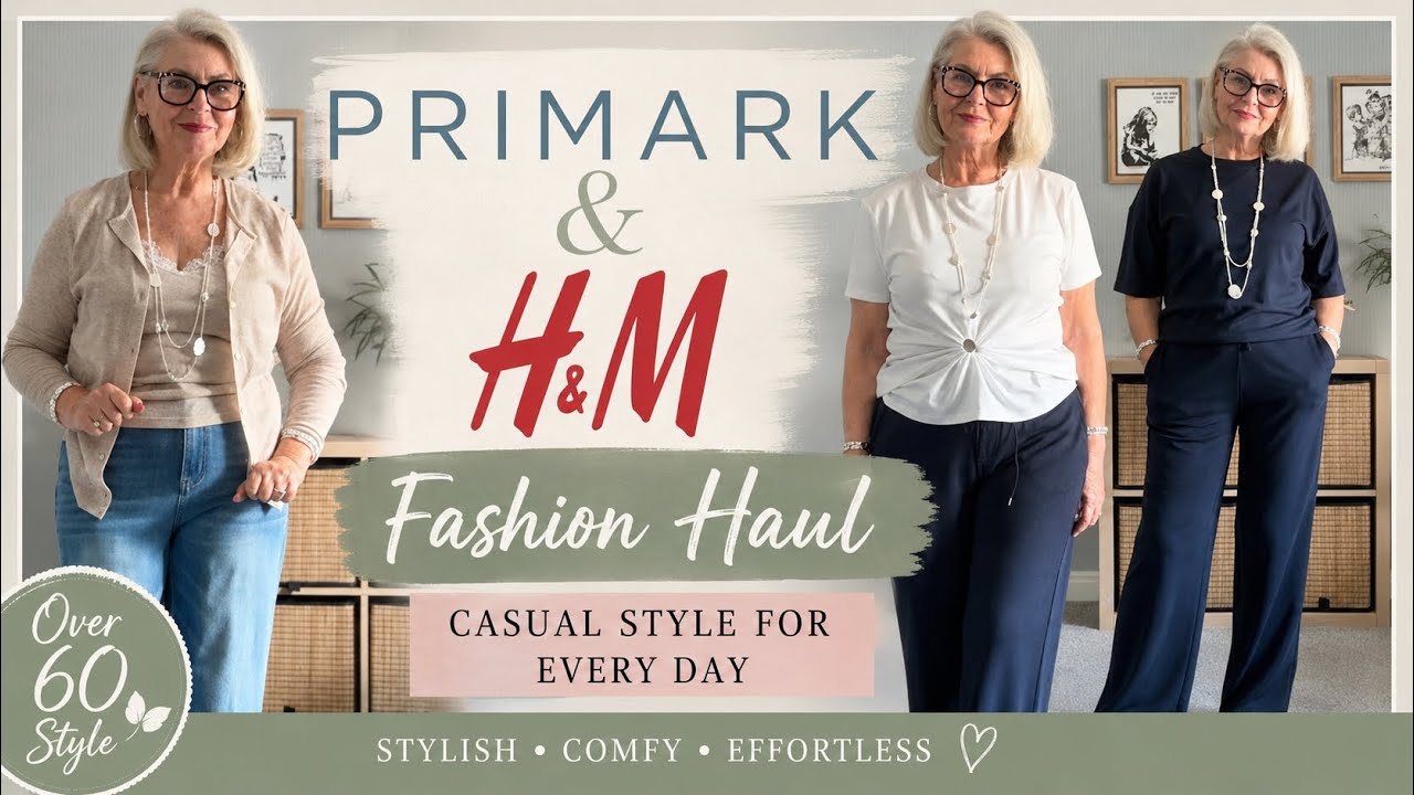 PRIMARK & H&M: ОБЗОР ПОКУПОК | Повседневный и удобный стиль для тех, кому за 60