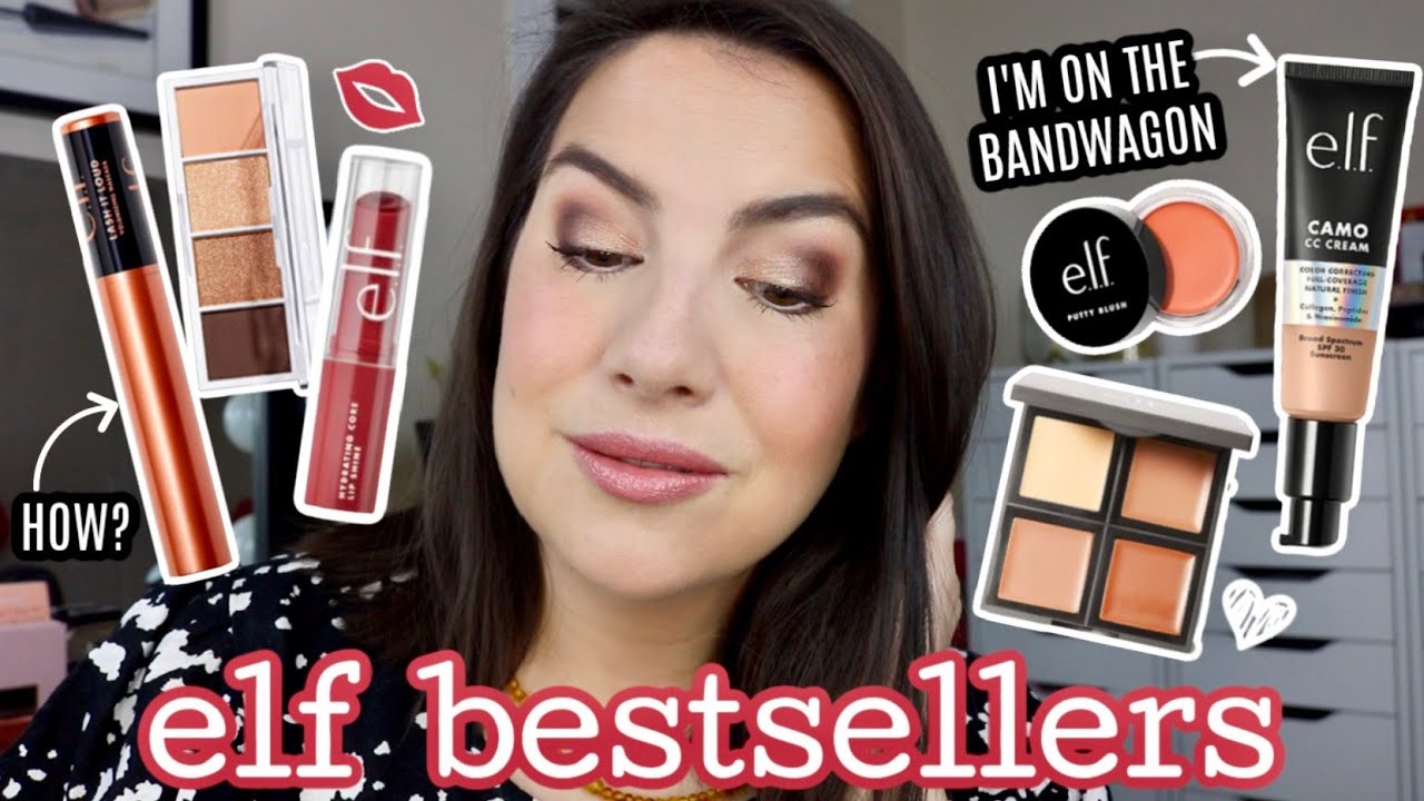 FULL FACE OF ELF'S BEST-SELLING MAKEUP... Do We Agree?