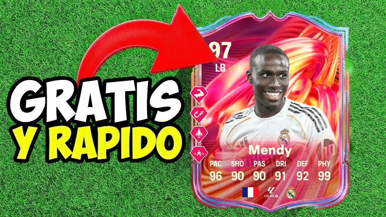 &iexcl;Como CONSEGUIR R&Aacute;PIDO y GRATIS a MENDY 97 FUTTIES SBC en EA FC 26!