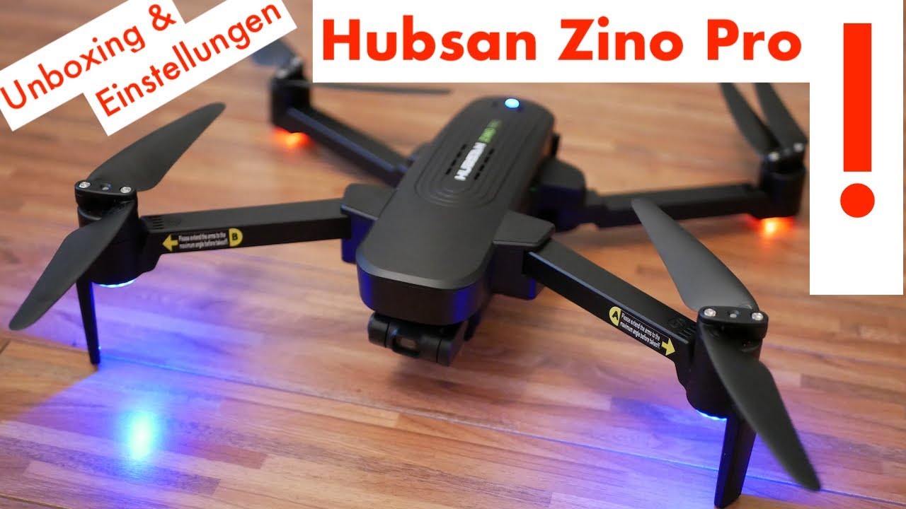Hubsan Zino Pro Unboxing Eindruck Setup, deutsch - Besser als Xiaomi FIMI X8 SE?