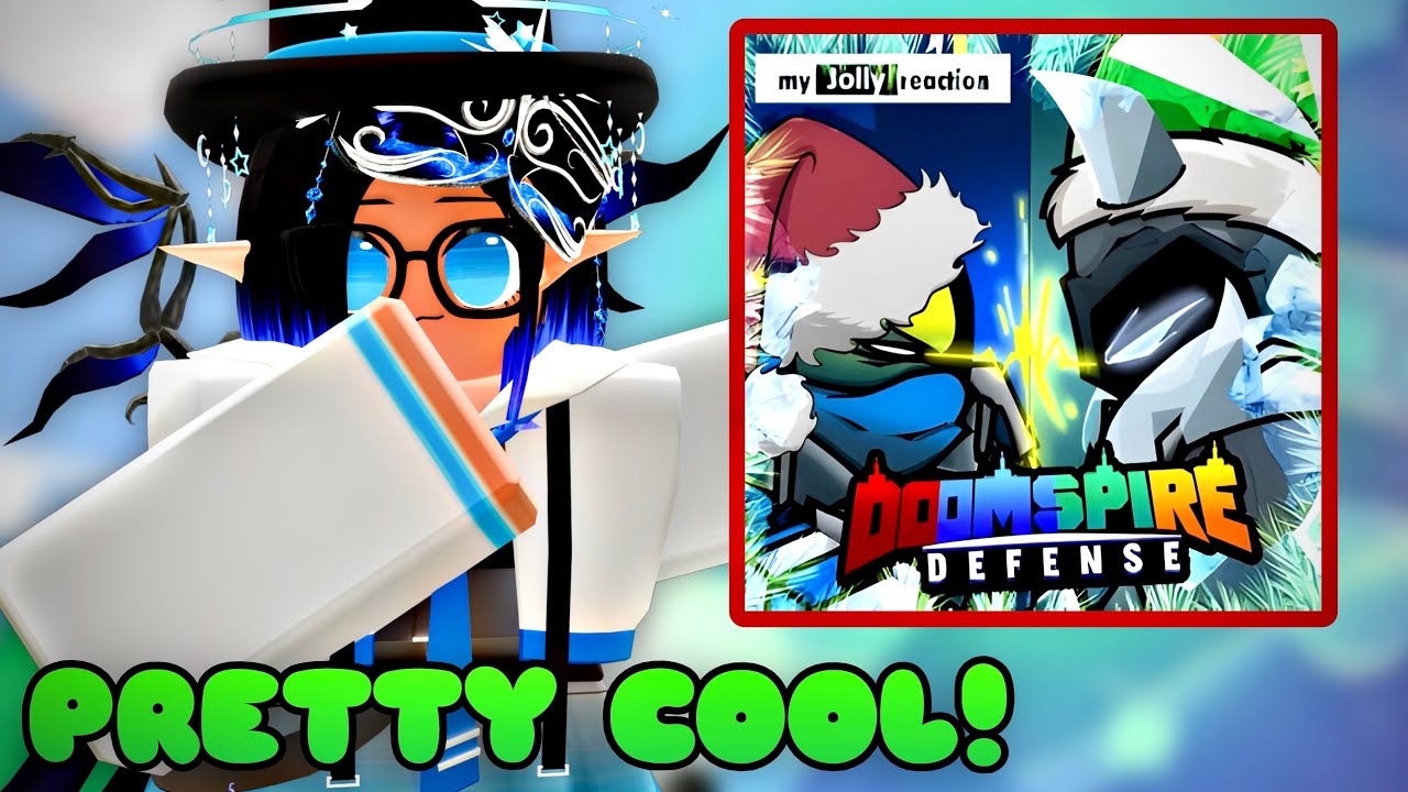 I FINALLY PLAYED DOOMSPIRE DEFENSE! | Roblox | Doomspire Defense:🎄 Rerun]