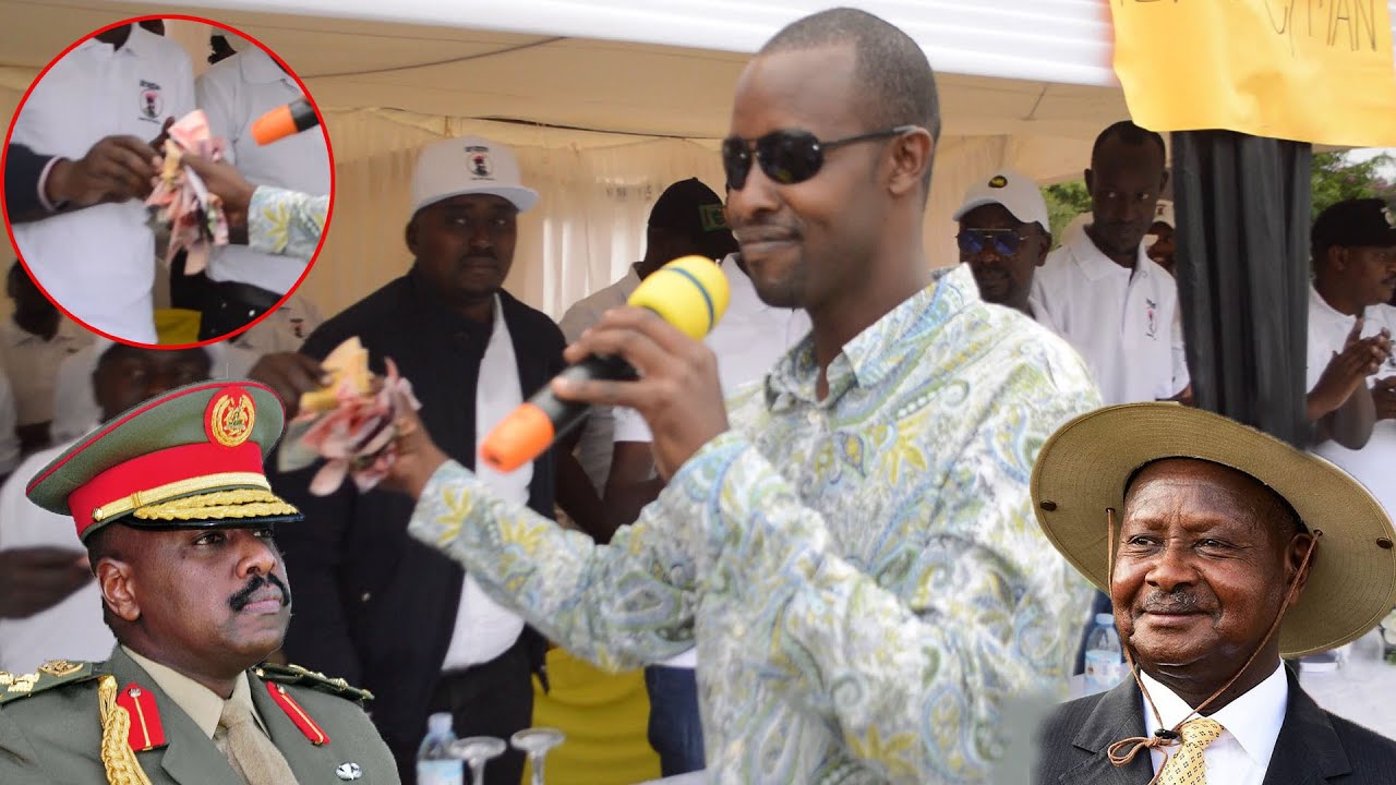 Singing for Gen Muhoozi and Gen Museveni is ablessing itself, see how Martin Katungisa was surprised