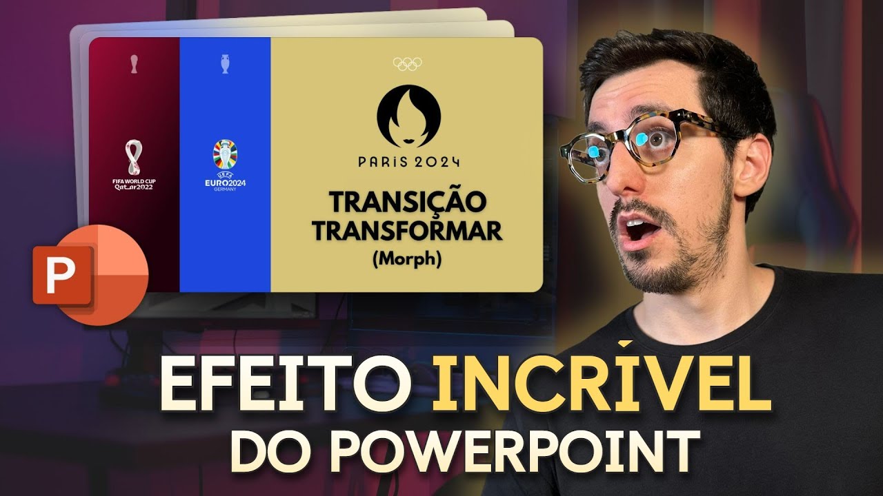 O efeito mais INCRÍVEL do POWERPOINT | Transição TRANSFORMAR (Morph)