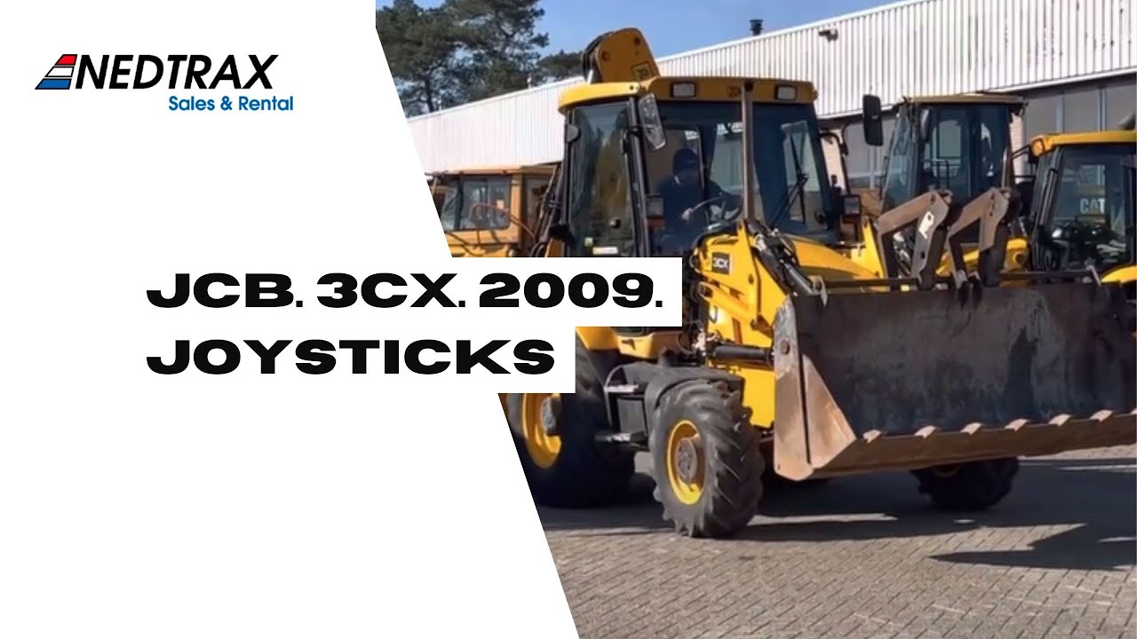 JCB. 3CX. 2009. JOYSTICKS