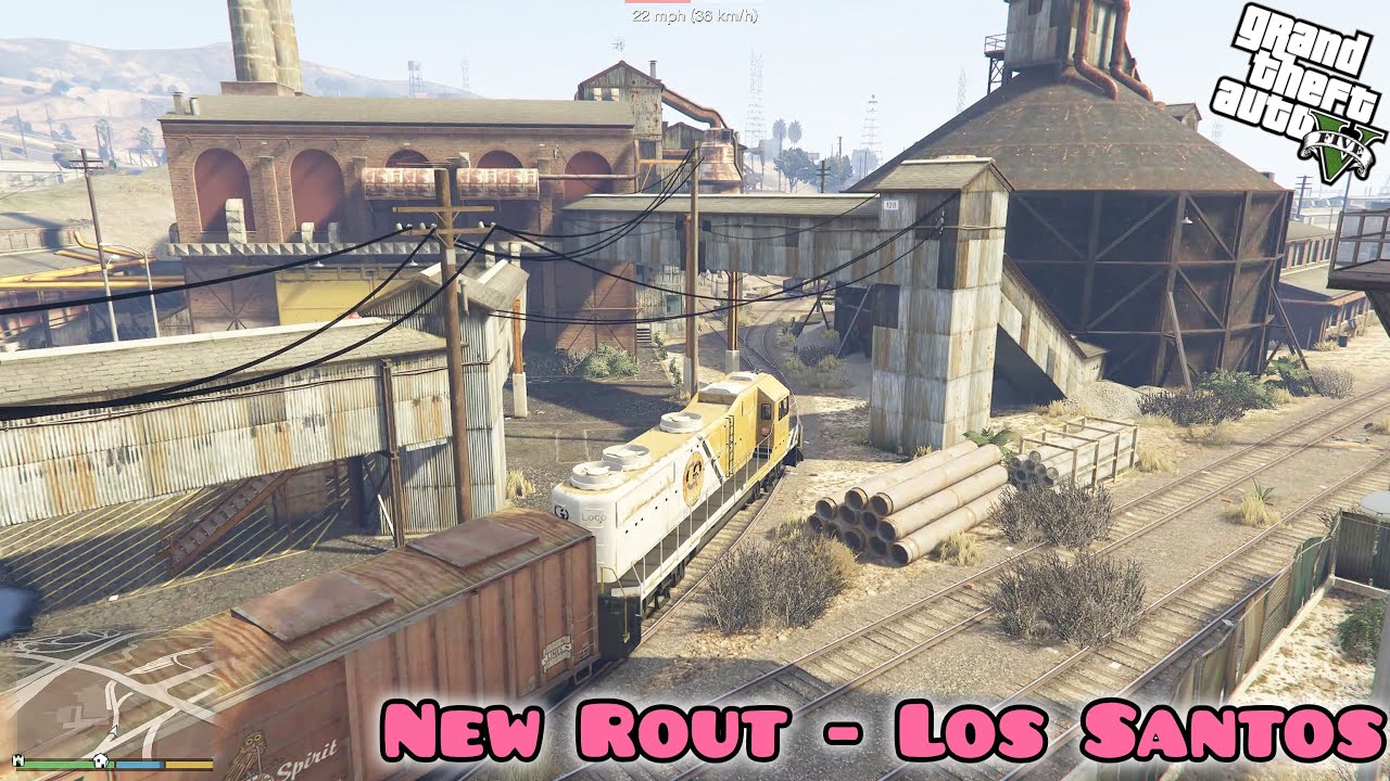 Exploring Los Santos Dead Tracks - Grand Theft Auto V