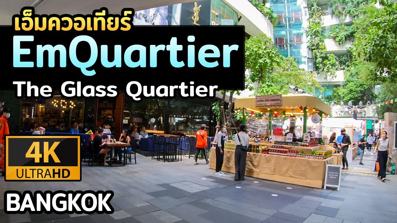 [4K] Walk inside EMQUARTIER shopping complex (Part 1) | Bangkok Walking Tour